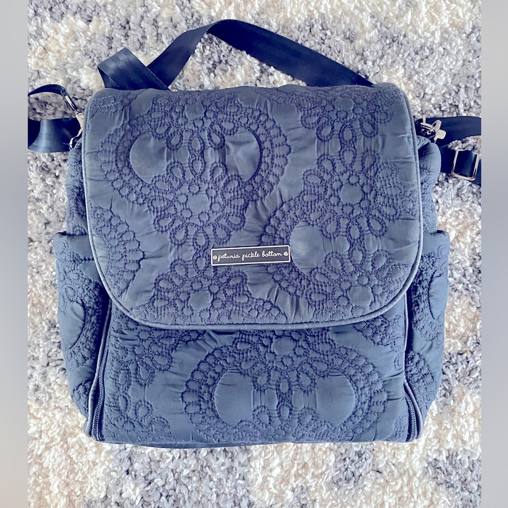 Petunia Pickle Bottom Diaper Bag- navy